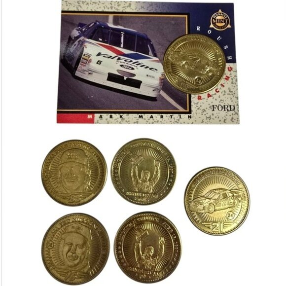 Rare Vintage Nascar Trading Card and Coin Lot 1998 Pinnacle Mint Collection - Picture 3 of 16